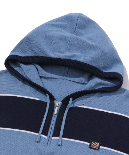 SPORT CHAMBER(スポーツチャンバー)の「SCループニットフードパーカー(スカイブルー)(Tシャツ/カットソー・レディース・その他・1/2)」の3枚目の写真