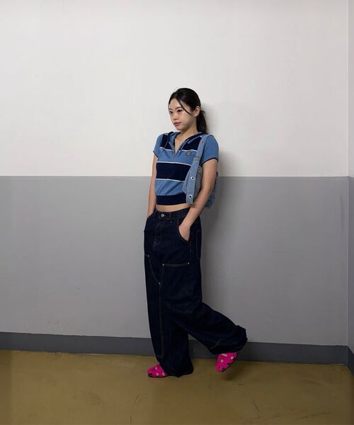 SPORT CHAMBER(スポーツチャンバー)の「SCループニットフードパーカー(スカイブルー)(Tシャツ/カットソー・レディース・その他・1/2)」の8枚目の写真