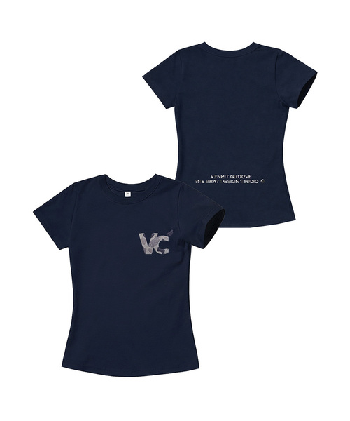 VCシグネチャー刺繍スリム半袖Tシャツ[CAMO]（Tシャツ/カットソー