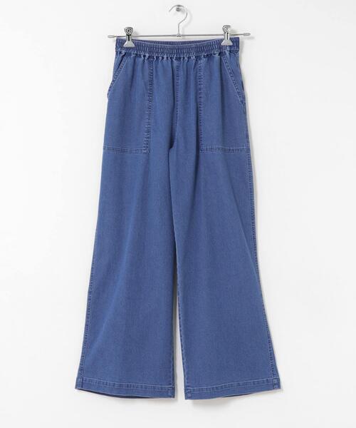 URBAN RESEARCH Sonny Label（アーバンリサーチサニーレーベル）の「接触冷感デニムベイカーパンツ（デニムパンツ・レディース・インディゴブルー/ライトインディゴブルー・36/38）」の10枚目の写真