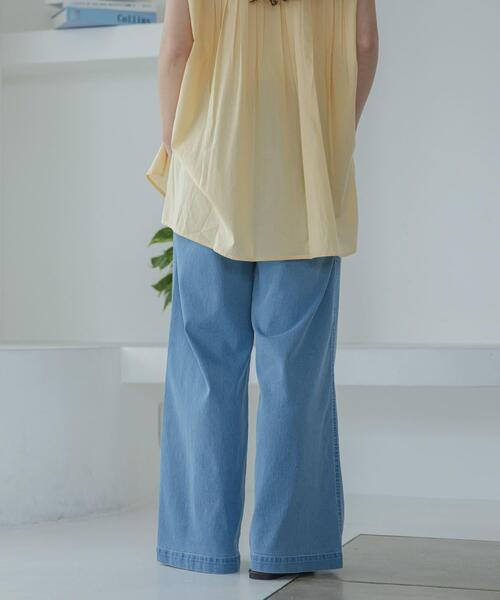 URBAN RESEARCH Sonny Label（アーバンリサーチサニーレーベル）の「接触冷感デニムベイカーパンツ（デニムパンツ・レディース・インディゴブルー/ライトインディゴブルー・36/38）」の19枚目の写真