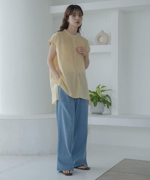 URBAN RESEARCH Sonny Label（アーバンリサーチサニーレーベル）の「接触冷感デニムベイカーパンツ（デニムパンツ・レディース・インディゴブルー/ライトインディゴブルー・36/38）」の20枚目の写真