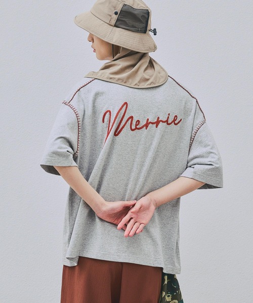 Bロゴ配色ステッチT / 672856（Tシャツ/カットソー）｜LAKOLE（ラコレ
