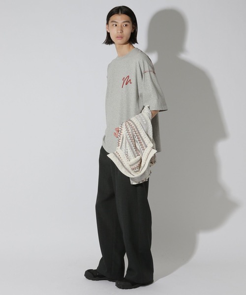 LAKOLE(ラコレ)の「Bロゴ配色ステッチT / 672856(Tシャツ/カットソー・メンズ・パープル/グレー/ホワイト/ブラック・LARGE/MEDIUM)」の17枚目の写真