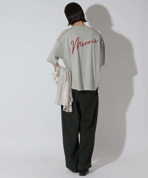 LAKOLE(ラコレ)の「Bロゴ配色ステッチT / 672856(Tシャツ/カットソー・メンズ・パープル/グレー/ホワイト/ブラック・LARGE/MEDIUM)」の18枚目の写真