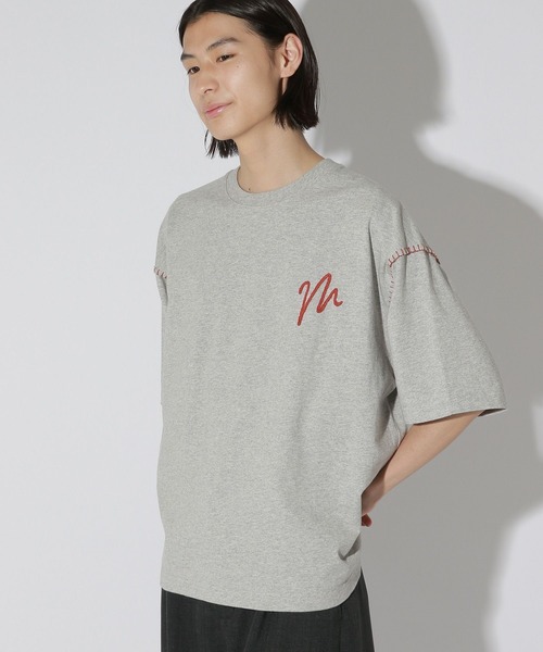 LAKOLE(ラコレ)の「Bロゴ配色ステッチT / 672856(Tシャツ/カットソー・メンズ・パープル/グレー/ホワイト/ブラック・LARGE/MEDIUM)」の20枚目の写真