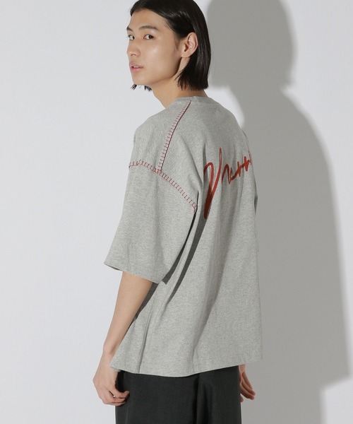 LAKOLE(ラコレ)の「Bロゴ配色ステッチT / 672856(Tシャツ/カットソー・メンズ・パープル/グレー/ホワイト/ブラック・LARGE/MEDIUM)」の22枚目の写真
