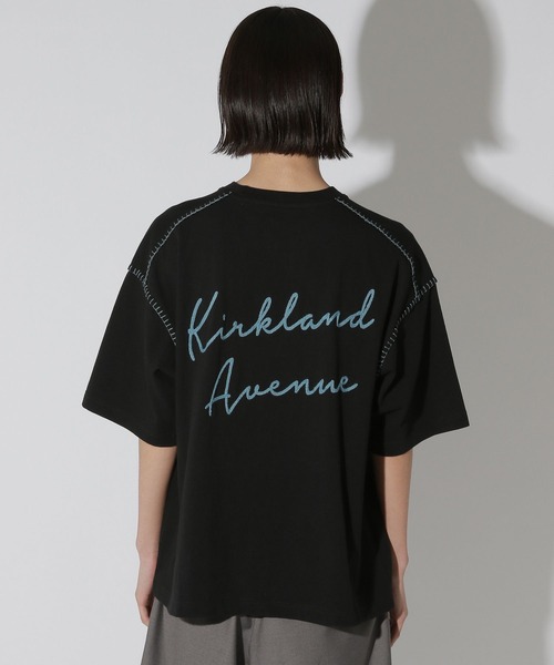 LAKOLE(ラコレ)の「Bロゴ配色ステッチT / 672856(Tシャツ/カットソー・メンズ・パープル/グレー/ホワイト/ブラック・LARGE/MEDIUM)」の9枚目の写真