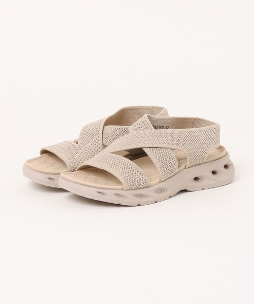 VINCULUM(ウィンクルム)の「【VINCULUM】フレックスソールニットサンダル(762109)(サンダル・レディース・ブラック/ベージュ・37/39/38/36)」の9枚目の写真