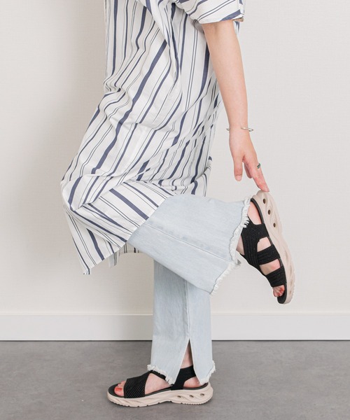 VINCULUM(ウィンクルム)の「【VINCULUM】フレックスソールニットサンダル(762109)(サンダル・レディース・ブラック/ベージュ・37/39/38/36)」の6枚目の写真