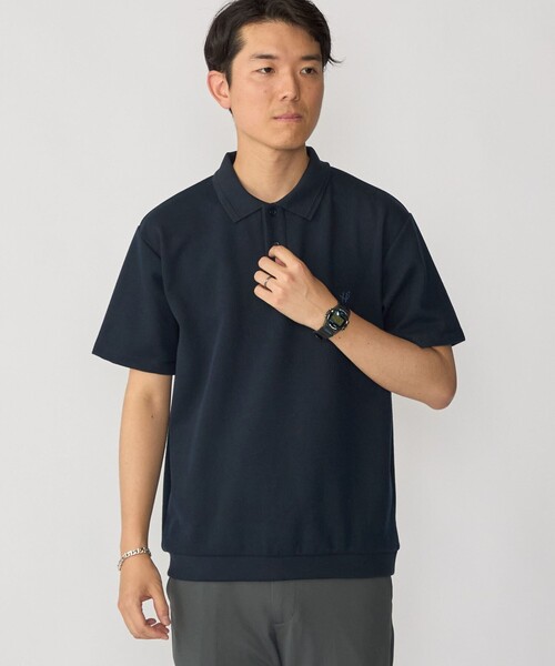 SHIPS(シップス)の「【WEB限定】SHIPS:〈抗菌・防臭〉ワンポイントロゴ バーズアイ 半袖 ポロシャツ(ポロシャツ・メンズ・ホワイト/ライトグレー/ロイヤルブルー/ネイビー・SMALL/MEDIUM/LARGE/X-LARGE)」の1枚目の写真