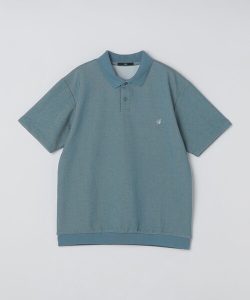 SHIPS(シップス)の「【WEB限定】SHIPS:〈抗菌・防臭〉ワンポイントロゴ バーズアイ 半袖 ポロシャツ(ポロシャツ・メンズ・ホワイト/ライトグレー/ロイヤルブルー/ネイビー・SMALL/MEDIUM/LARGE/X-LARGE)」の5枚目の写真