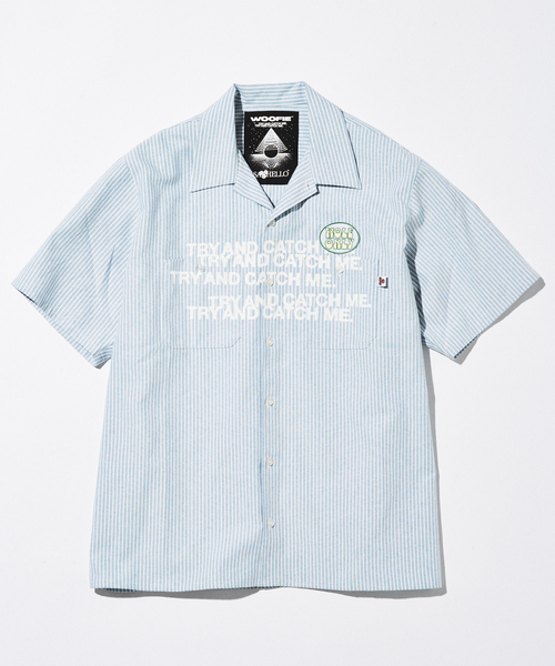 SAYHELLO(セイハロー)の「SAYHELLO / セイハロー 別注 シャツ(シャツ/ブラウス・メンズ・ブラック系その他/グリーン・LARGE/MEDIUM)」の1枚目の写真