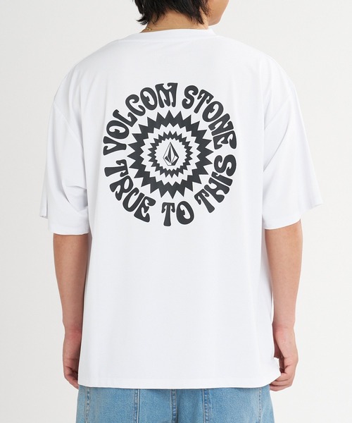 VOLCOM(ボルコム)の「VOLCOM メンズ SUN BURST SS RASH TEE サーフTシャツ 【2026年夏モデル】(Tシャツ/カットソー・メンズ・ホワイト/ブラック/グリーン系その他・SMALL/MEDIUM/LARGE/X-LARGE)」の1枚目の写真