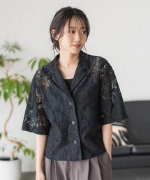 PAISLEY COTTON LACEブラウス