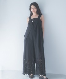 URBAN RESEARCH ROSSO WOMEN | コットンエンブロイダリーオールインワン(その他パンツ)
