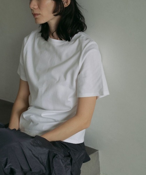anuke(アンヌーク)の「Basic Loose T-shirts 62510605(Tシャツ/カットソー・レディース・ホワイト・FREE)」の1枚目の写真