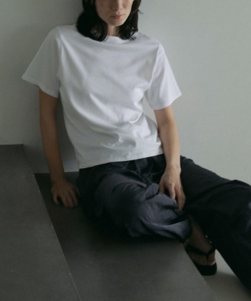 anuke(アンヌーク)の「Basic Loose T-shirts 62510605(Tシャツ/カットソー・レディース・ホワイト・FREE)」の5枚目の写真