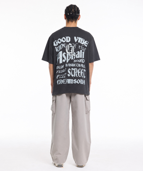 CREAM SODA LAB(クリームソーダラボ)の「ラウドグラフィティストリート 半袖Tシャツ チャコール(Tシャツ/カットソー・メンズ・その他・MEDIUM/LARGE/X-LARGE)」の4枚目の写真