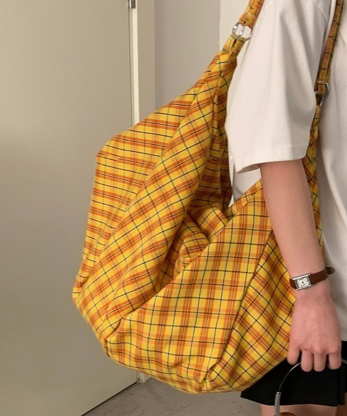 ONEP STAR（ワンピスター）の「チェック柄ショルダーバッグ（ショルダーバッグ・レディース・グリーン/イエロー/ターコイズブルー・FREE）」の19枚目の写真