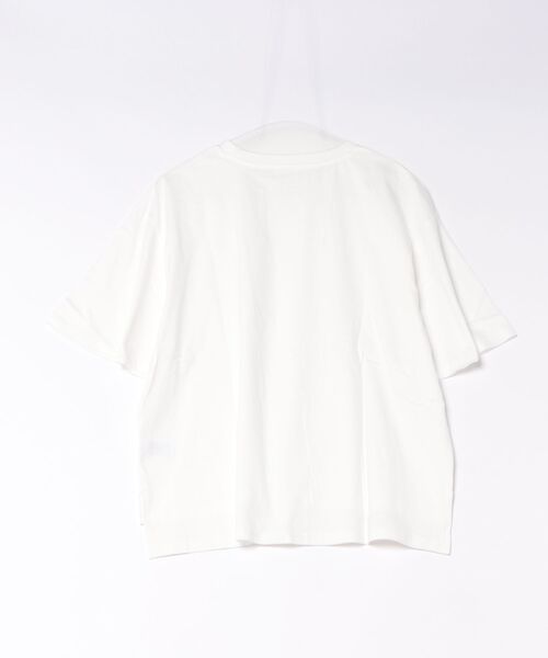 fort point(フォーポイント)の「【C-FORTPOINT/フォートポイント】【ベルスリーブで魅せる、大人のこなれTシャツ。】ベルスリーブ オーバーサイズTシャツ 綿100% 華奢見え ゆったり 二の腕カバー(Tシャツ/カットソー・レディース・ブラック/ブルー/グリーン/オフホワイト・FREE)」の5枚目の写真