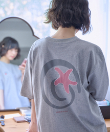 スターフィッシュ アプリケ刺繍 半袖Tシャツ AS1322 (メランジ)