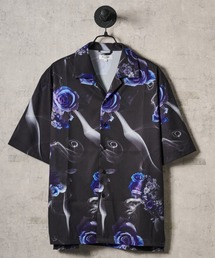 夏のリゾート半袖シャツ