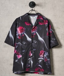 夏のリゾート半袖シャツ