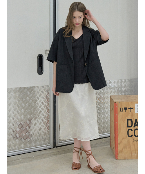 AVANT-G(アバン)の「Knit Sleeveless Top - BLACK(Tシャツ/カットソー・レディース・その他・FREE)」の6枚目の写真