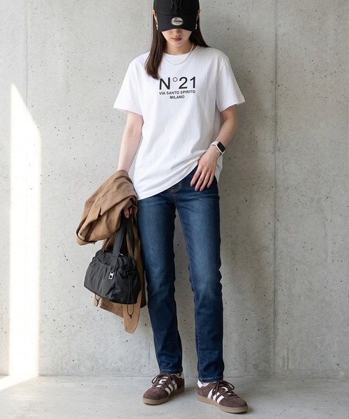 itto...(イット)の「美脚見えストレッチスキニーデニムパンツ(デニムパンツ・レディース・ネイビー/ワンウォッシュ/ブルー・4L/XL/M/L/3L)」の7枚目の写真