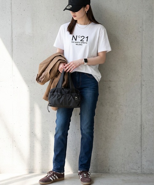itto...(イット)の「美脚見えストレッチスキニーデニムパンツ(デニムパンツ・レディース・ネイビー/ワンウォッシュ/ブルー・4L/XL/M/L/3L)」の8枚目の写真