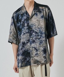 【UJOH HOMME】Slit Sleeve Open Collar Shirt