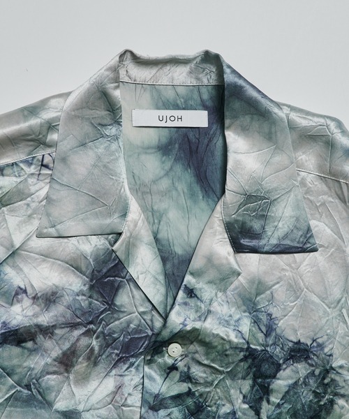 UJOH（ウジョー）の「【UJOH HOMME】Slit Sleeve Open Collar Shirt（シャツ/ブラウス・メンズ・ライトグレー/ダークグレー・5/4）」の11枚目の写真