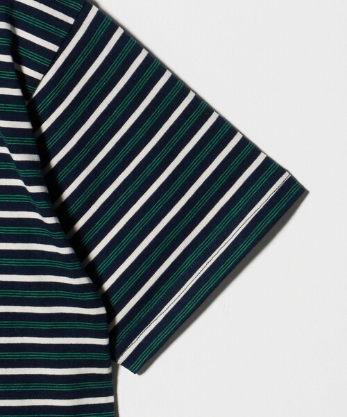 NICE WEATHER(ナイスウェザー)の「<NICE WEATHER>ウィメンズ ボーダー ショートスリーブ Tシャツ(Tシャツ/カットソー・レディース・ライラック/ネイビー・S/M)」の7枚目の写真