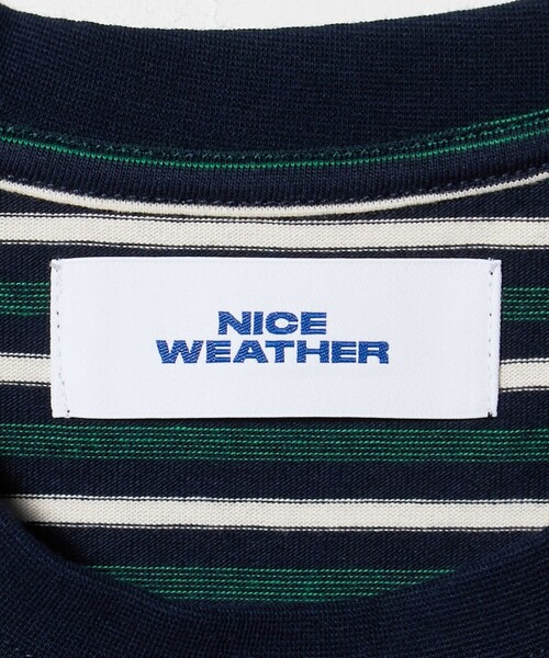 NICE WEATHER(ナイスウェザー)の「<NICE WEATHER>ウィメンズ ボーダー ショートスリーブ Tシャツ(Tシャツ/カットソー・レディース・ライラック/ネイビー・S/M)」の18枚目の写真
