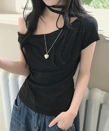 肩出し アシンメトリー オフショルダー」に該当するファッション通販