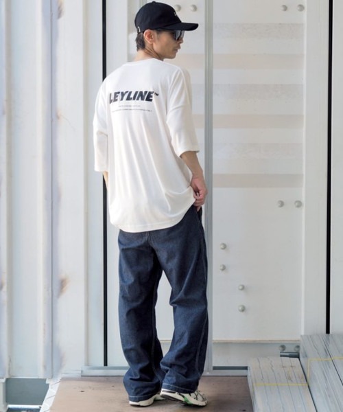 NO WAY(ノーウェイ)の「/Leyline/ビッグシルエットTシャツ「b/s logo print tee」(Tシャツ/カットソー・メンズ・パープル/イエロー・LARGE/X-LARGE/MEDIUM)」の13枚目の写真