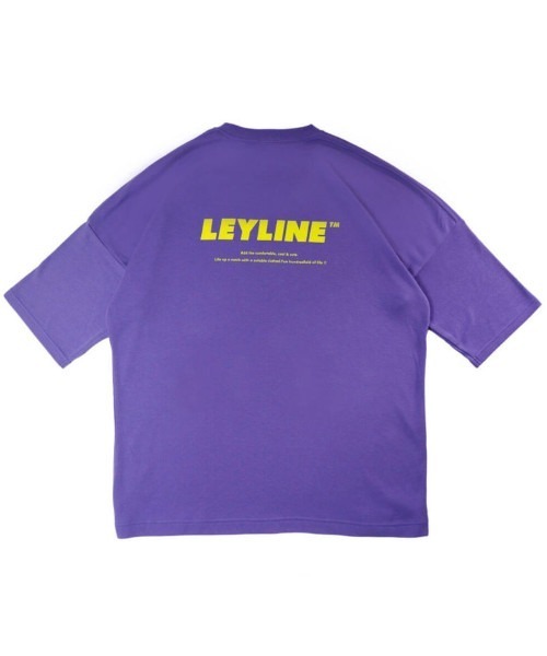 NO WAY(ノーウェイ)の「/Leyline/ビッグシルエットTシャツ「b/s logo print tee」(Tシャツ/カットソー・メンズ・パープル/イエロー・LARGE/X-LARGE/MEDIUM)」の16枚目の写真