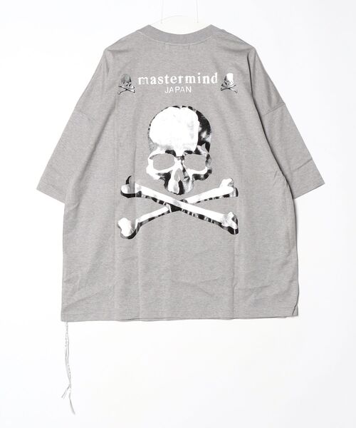 mastermind JAPAN(マスターマインド)の「BOXY VANDALIZED SKULL TEE(Tシャツ/カットソー・メンズ・グレー系その他・XL)」の2枚目の写真