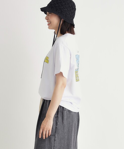 BEN DAVIS(ベンデイビス)の「バックプリントTシャツ(Tシャツ/カットソー・レディース・ブラック系/ホワイト系1・05/04)」の4枚目の写真