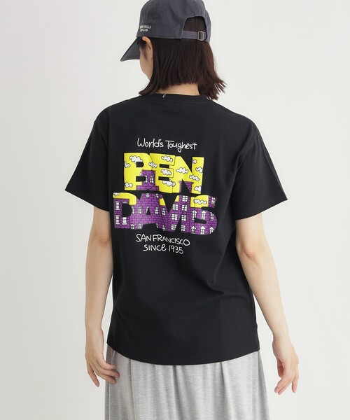BEN DAVIS(ベンデイビス)の「バックプリントTシャツ(Tシャツ/カットソー・レディース・ブラック系/ホワイト系1・05/04)」の10枚目の写真