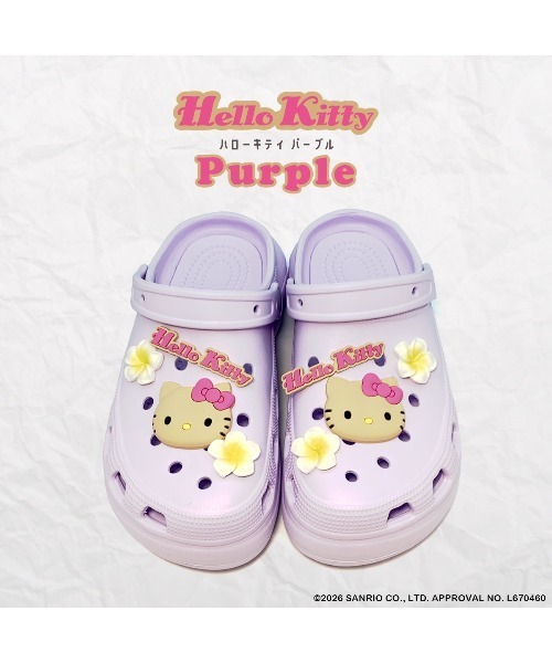 VIBGYOR(ヴィブジョー)の「【Sanrio】KT 厚底EVAサンダル 日焼け SA1183(MA)(サンダル・レディース・ブラック/パープル/ピンク/ホワイト・M/L)」の3枚目の写真
