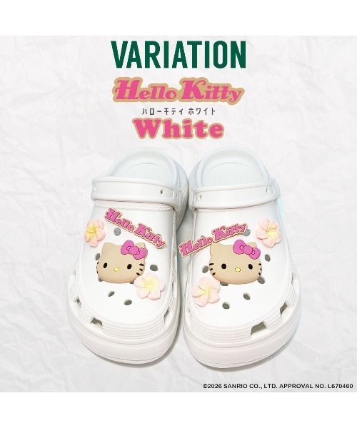 VIBGYOR(ヴィブジョー)の「【Sanrio】KT 厚底EVAサンダル 日焼け SA1183(MA)(サンダル・レディース・ブラック/パープル/ピンク/ホワイト・M/L)」の1枚目の写真