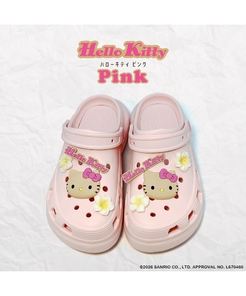 VIBGYOR(ヴィブジョー)の「【Sanrio】KT 厚底EVAサンダル 日焼け SA1183(MA)(サンダル・レディース・ブラック/パープル/ピンク/ホワイト・M/L)」の4枚目の写真
