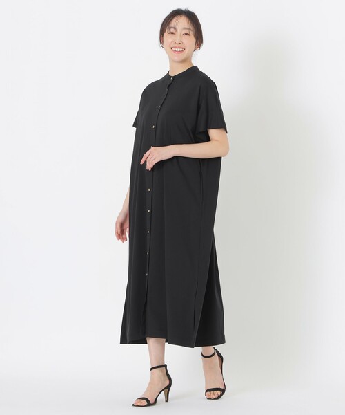 S.ESSENTIALS（エスエッセンシャルズ）の「【DRESOPHY】シルキースムースワンピース（ワンピース・レディース・ブラック・38）」の12枚目の写真