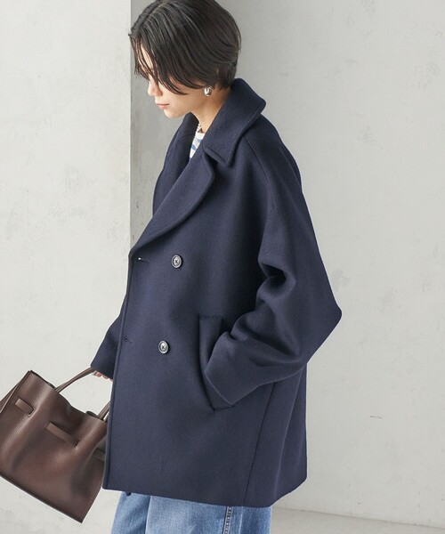 TICCA(ティッカ)の「【一部SHIPS別注】TICCA: Pコート 26AW(ピーコート・レディース・オフホワイト/ブラウン/ネイビー・ONE SIZE)」の6枚目の写真