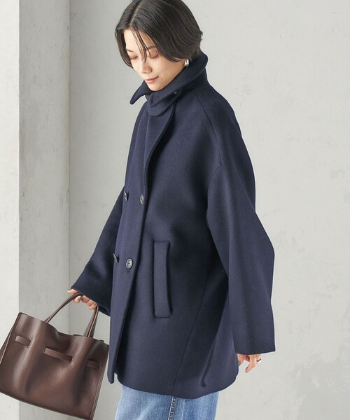 TICCA(ティッカ)の「【一部SHIPS別注】TICCA: Pコート 26AW(ピーコート・レディース・オフホワイト/ブラウン/ネイビー・ONE SIZE)」の11枚目の写真