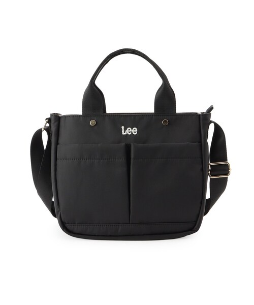SHOO・LA・RUE(シューラルー)の「【Lee別注/撥水】フロント立体ポケットトートバッグ【2WAY】(トートバッグ・レディース・ブラック/グレー/アイボリー/ライトパープル/ピンク系その他2/ブラック系7/ブラウン系/ネイビー系5/サックスブルー系7/ゴールド系7・00)」の20枚目の写真