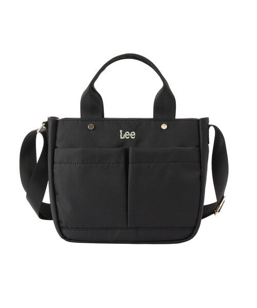 SHOO・LA・RUE(シューラルー)の「【Lee別注/撥水】フロント立体ポケットトートバッグ【2WAY】(トートバッグ・レディース・ブラック/グレー/アイボリー/ライトパープル/ピンク系その他2/ブラック系7/ブラウン系/ネイビー系5/サックスブルー系7/ゴールド系7・00)」の18枚目の写真