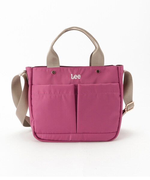 SHOO・LA・RUE(シューラルー)の「【Lee別注/撥水】フロント立体ポケットトートバッグ【2WAY】(トートバッグ・レディース・ブラック/グレー/アイボリー/ライトパープル/ピンク系その他2/ブラック系7/ブラウン系/ネイビー系5/サックスブルー系7/ゴールド系7・00)」の17枚目の写真